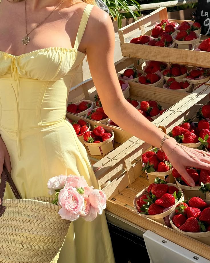 A Line Yellow Prom Dress, Evening Dress