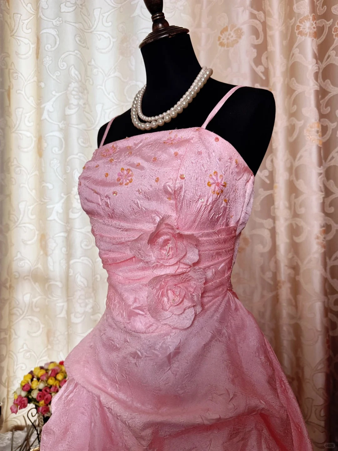 Pink Birthday Outfit Short Evening Dress Short Party Dress Vintage Homecoming Dress