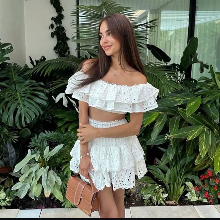 White Lace Two Piece Short Evening Dress Cocktail Dresses Short Party Dress