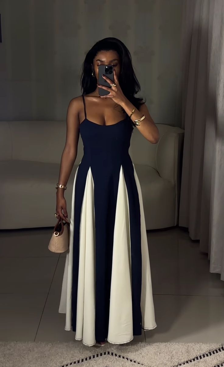 Spaghetti Strap Evening Long Dress