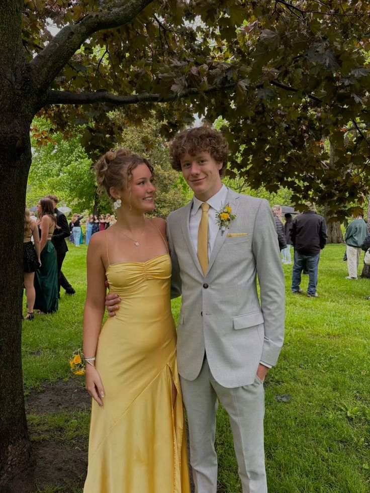 Yellow Party Dress Long Evening Dress Vintage Prom Dress