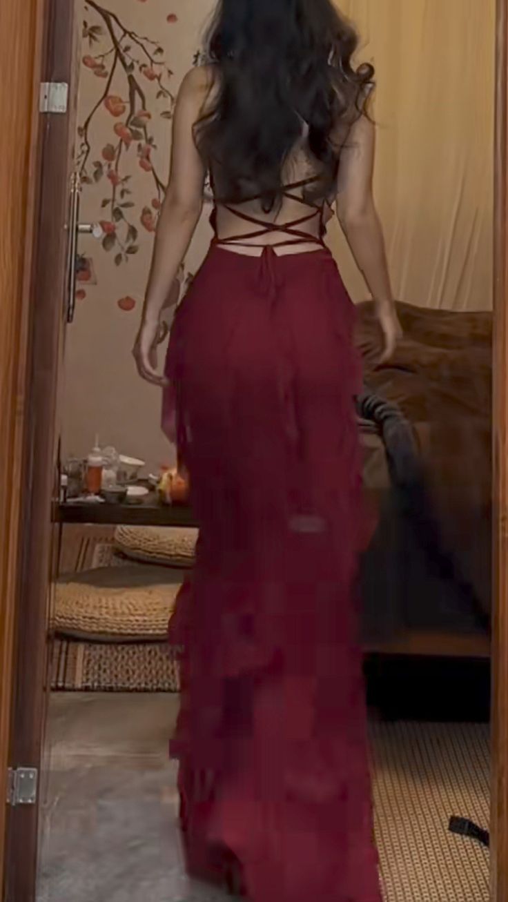 Spaghetti Straps Chiffon Long Prom Dress Formal Evening Dress