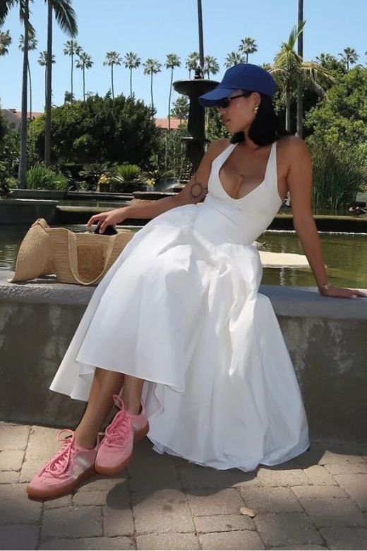 A Line White Halter Party Dresses Evening Dress For Women