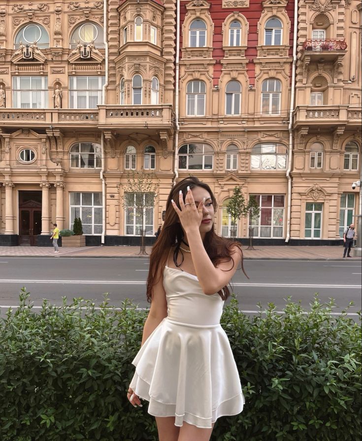 A Line White Simple Short Prom Dress Birthday Party Dress Homecoming Dress