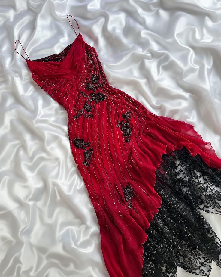 Red Chiffon Formal Dress New Arrive Party Dress Evening Dress