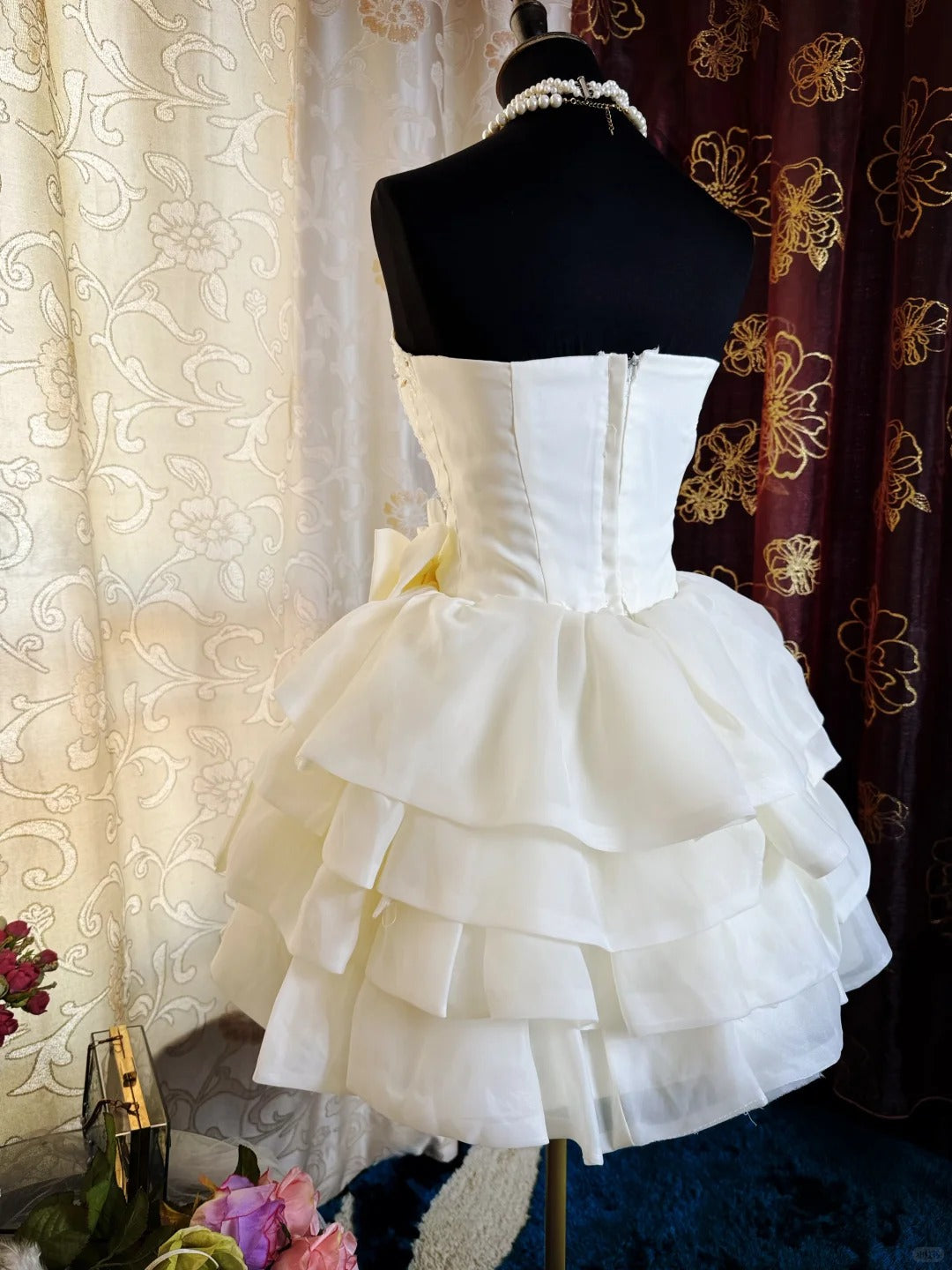 A Line Birthday Outfit Short Evening Dress Short Party Dress Vintage Homecoming Dress