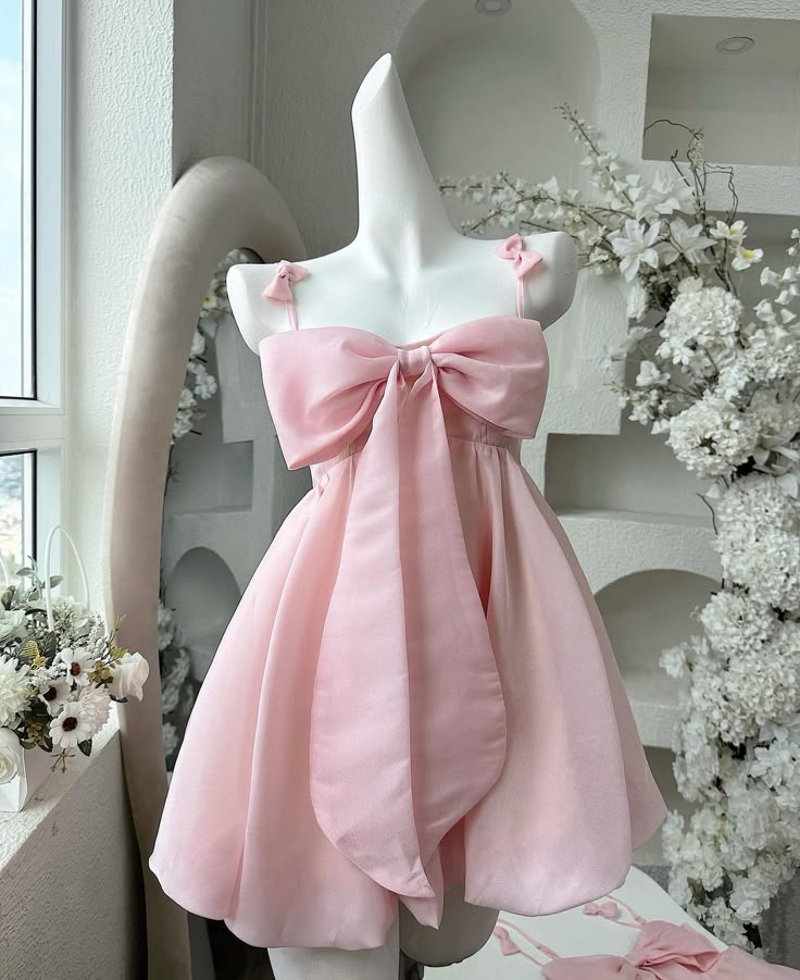 Pink Cocktail Dress Short Party Dress Homecoming Dress