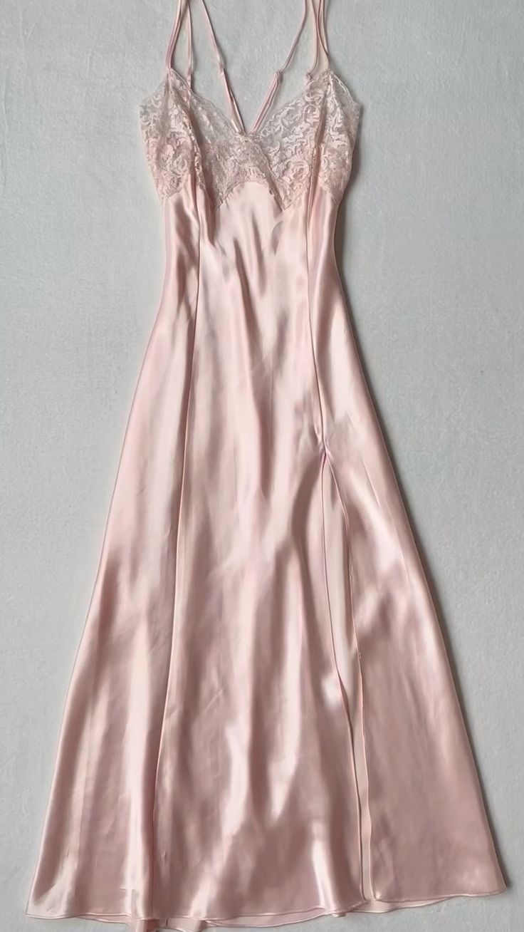 Spaghetti Straps Pink Long Prom Dress Evening Dresses