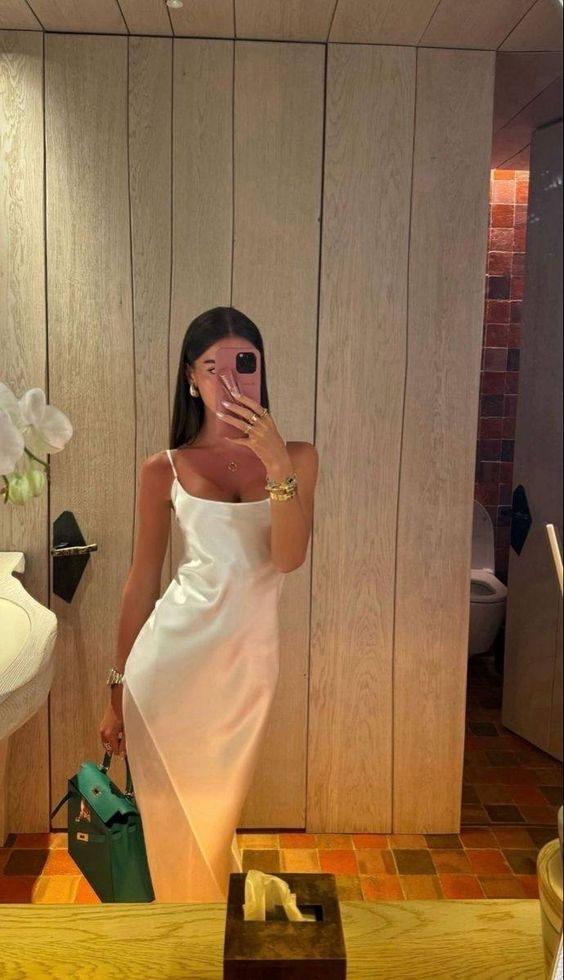 Mesh Patchwork Spaghetti Strap Maxi Dress