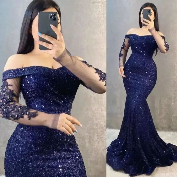 Sexy Sequin Mermaid Evening Dress