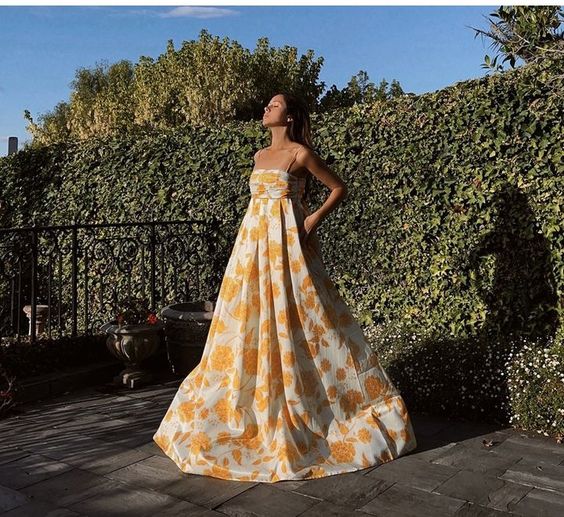 A-Line Long Prom Dress, Spaghetti Straps Long Evening Dress