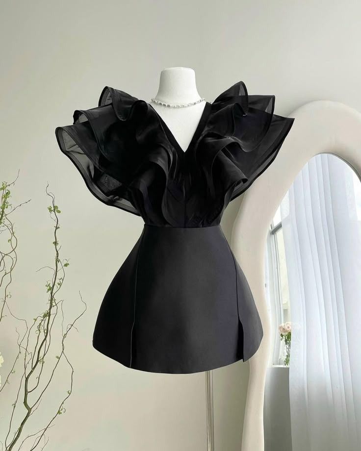 V Neck Short Evening Dress Cocktail Dresses Short Party Dress