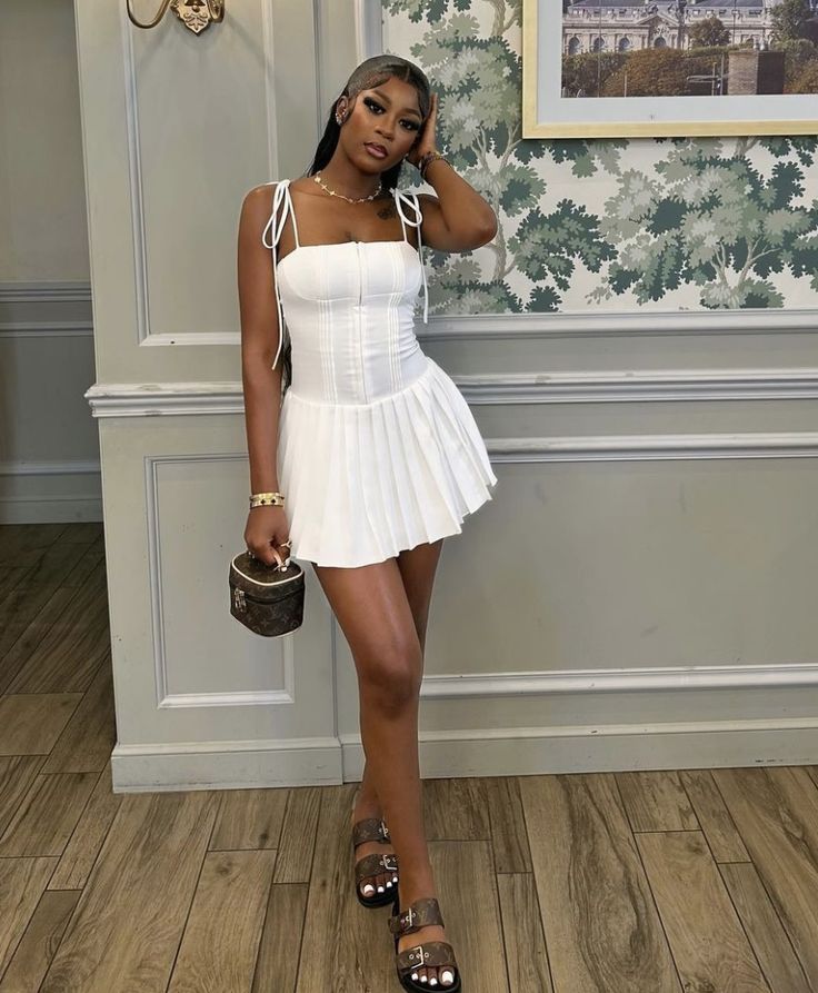 White Birthday Dress Homecoming Dress Short Party Dress