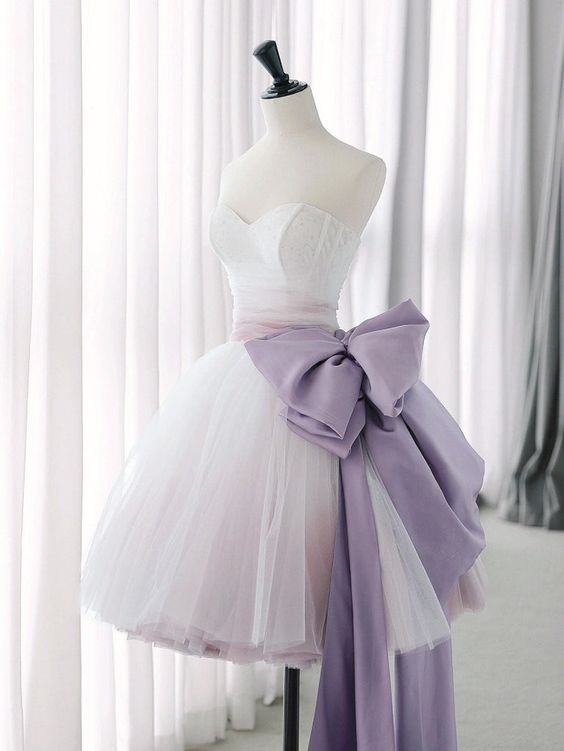 Sweetheart neckline A-line cocktail dress party dress Homecoming Dress