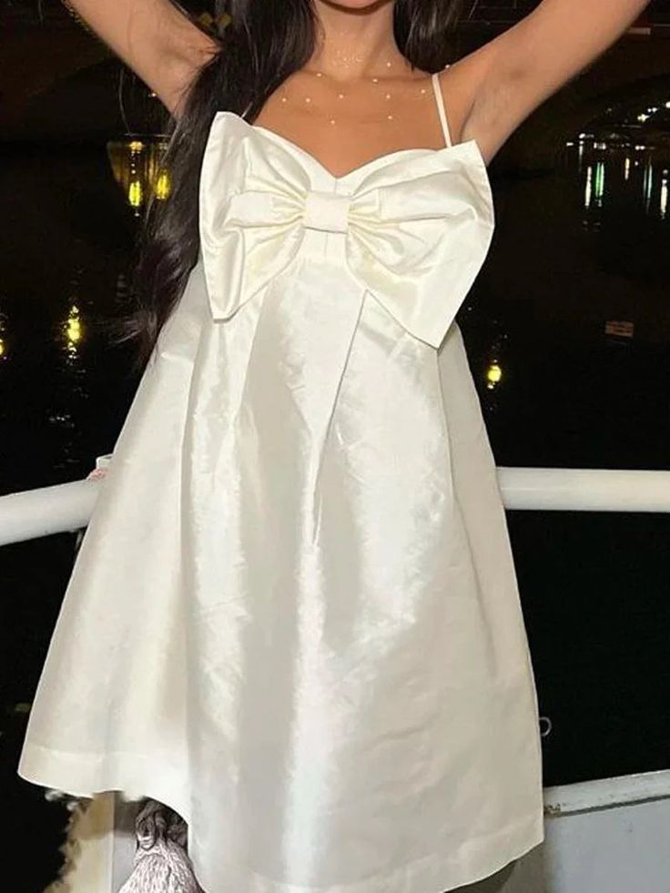 White Homecoming Dress Short Party Dress