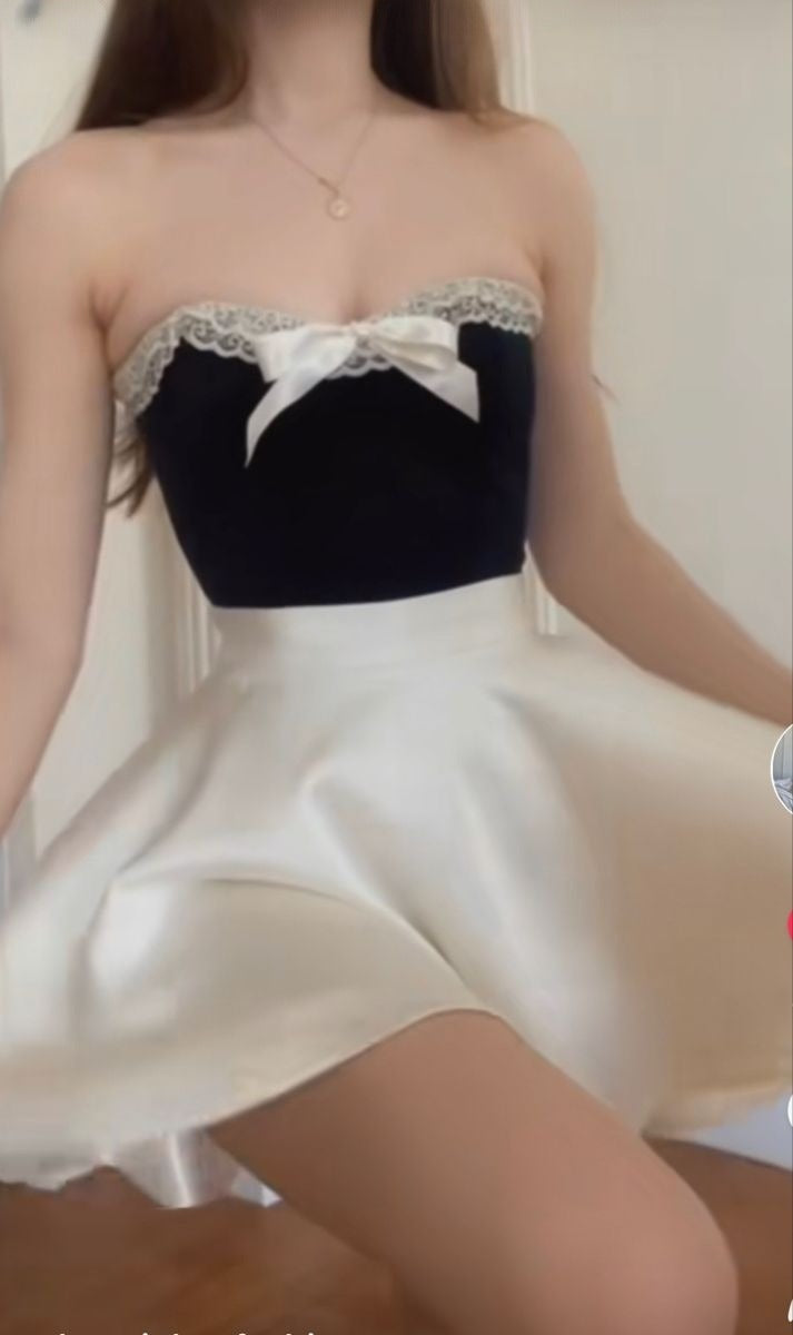 A Line Strapless Short Evening Dress Cocktail Dresses Short Party Dress