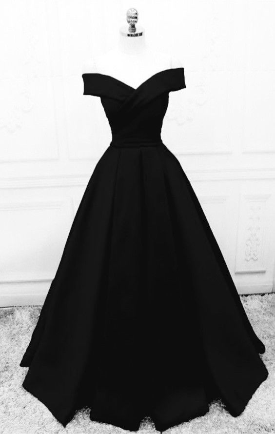 Black Sweetheart Formal Dresses, Black Evening Dress Prom Dress
