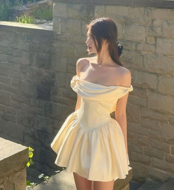 A Line Off Shoulder Short Evening Dress Homecoming Dress Short Party Dress