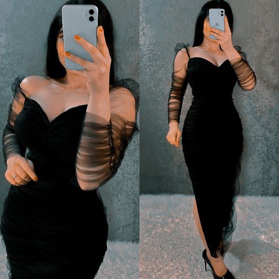 Sexy Sheath Off Shoulder Evening Gown Prom Party Dresses