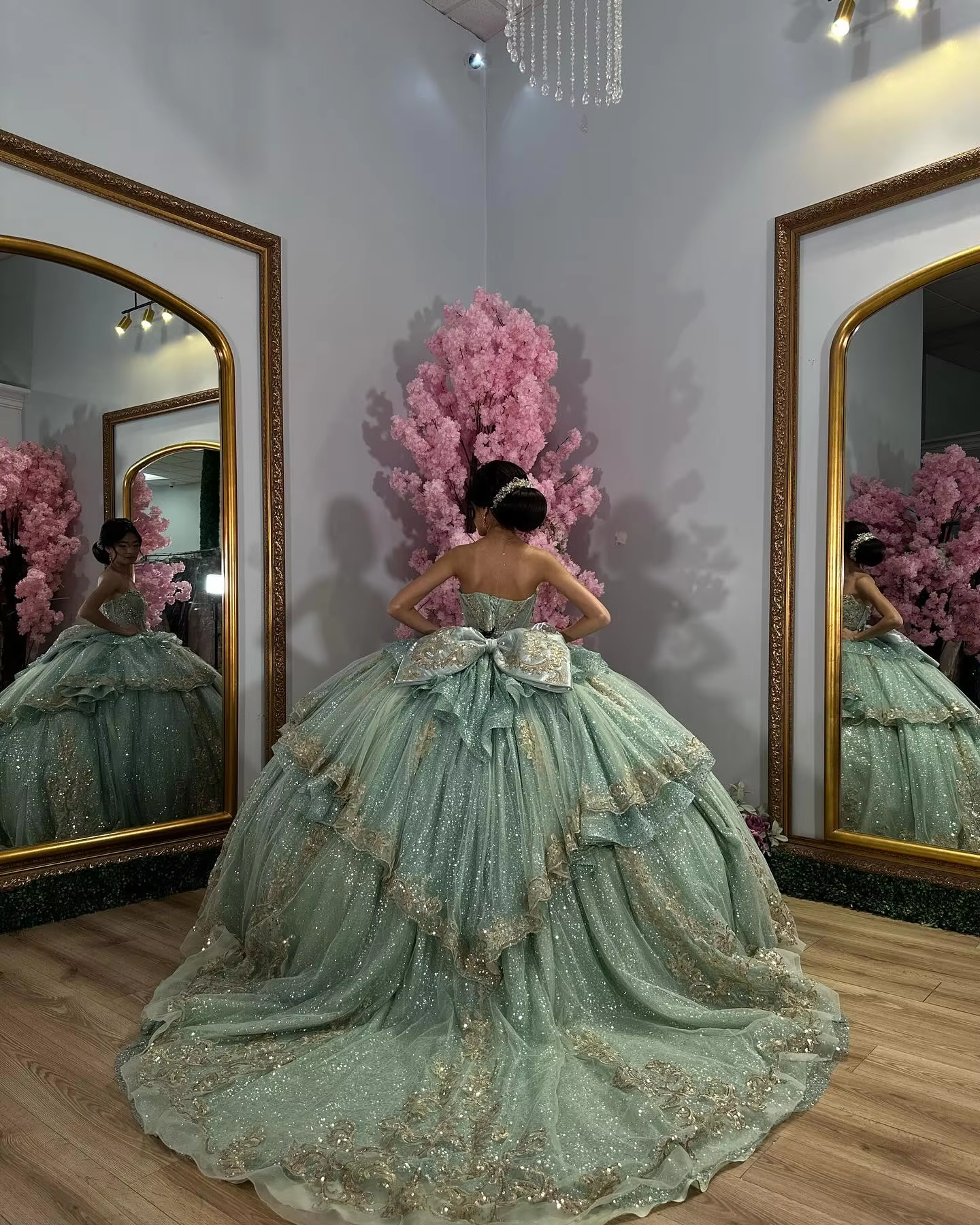 A line sage quinceanera dress for girls, birthday party dresses sweet 16 dresses