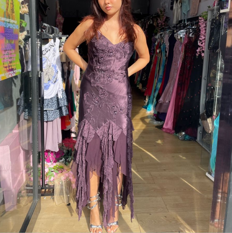 New Arrival Spaghetti Straps Irregular Hem Prom Dress
