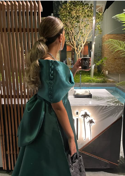 Charming Off The Shoulder Satin Evening Dress