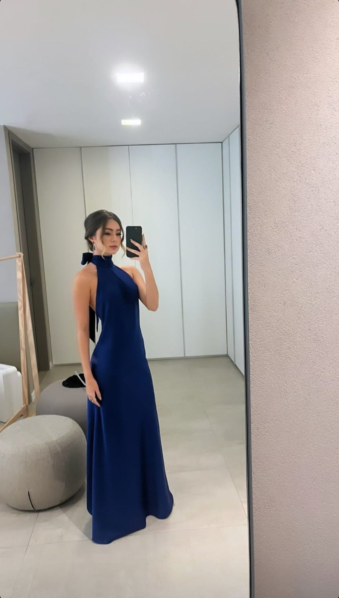 Simple Blue Long Prom Dress,Wedding Guest Outfit