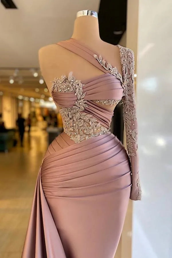 Lace prom dresses, evening dresses, custom make prom dress, arabic prom dress, new arrival evening dresses, fashion evening gowns, elegant prom dress