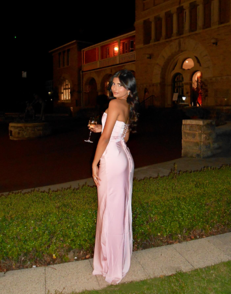 Classy Pink Strapless Satin Mermaid Bridesmaid Dress Long Wedding Guest Dress