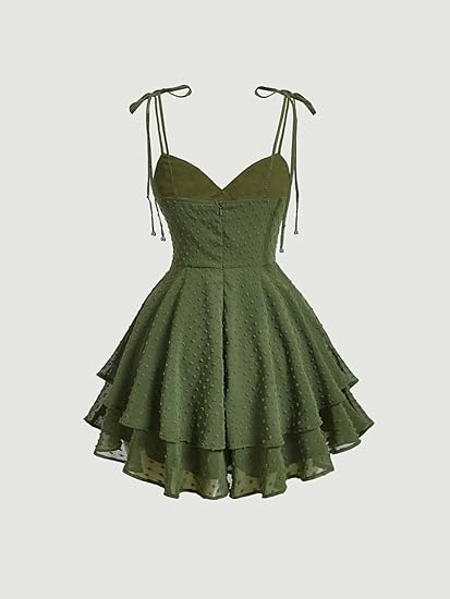 Cute A line Spaghetti Straps Green Homecoming Dress Short Birthday Outfit