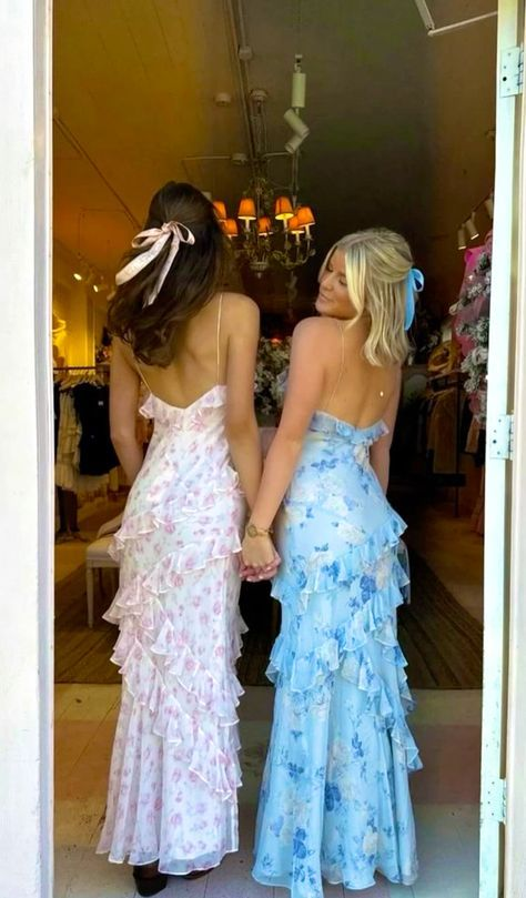 Charming Spaghetti Straps Chiffon Print Prom Dress Ruffles Mermaid Party Evening Gown