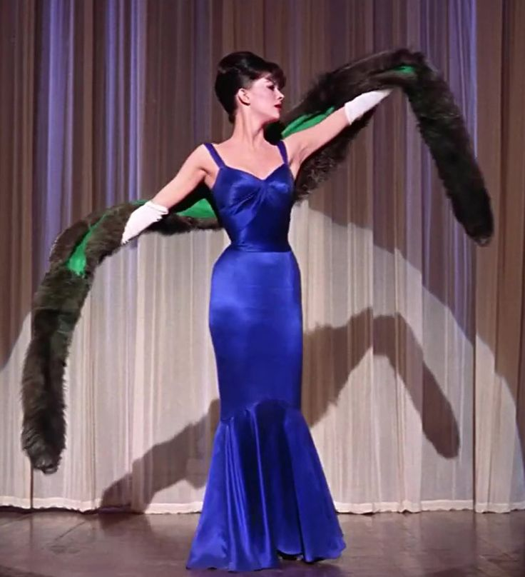 Vintage Royal Blue Satin Mermaid Evening Dress Long Prom Party Gown