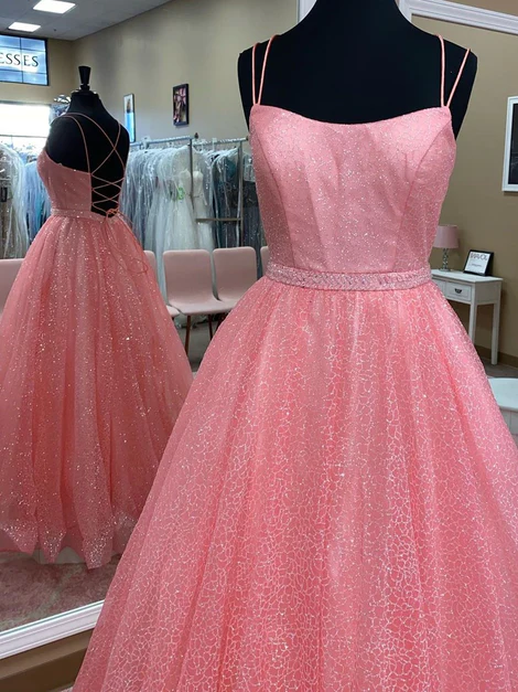 Sparkling Prom Dress Long, Formal Ball Dress, Evening Dress, Dance Dresses, School Party Gown