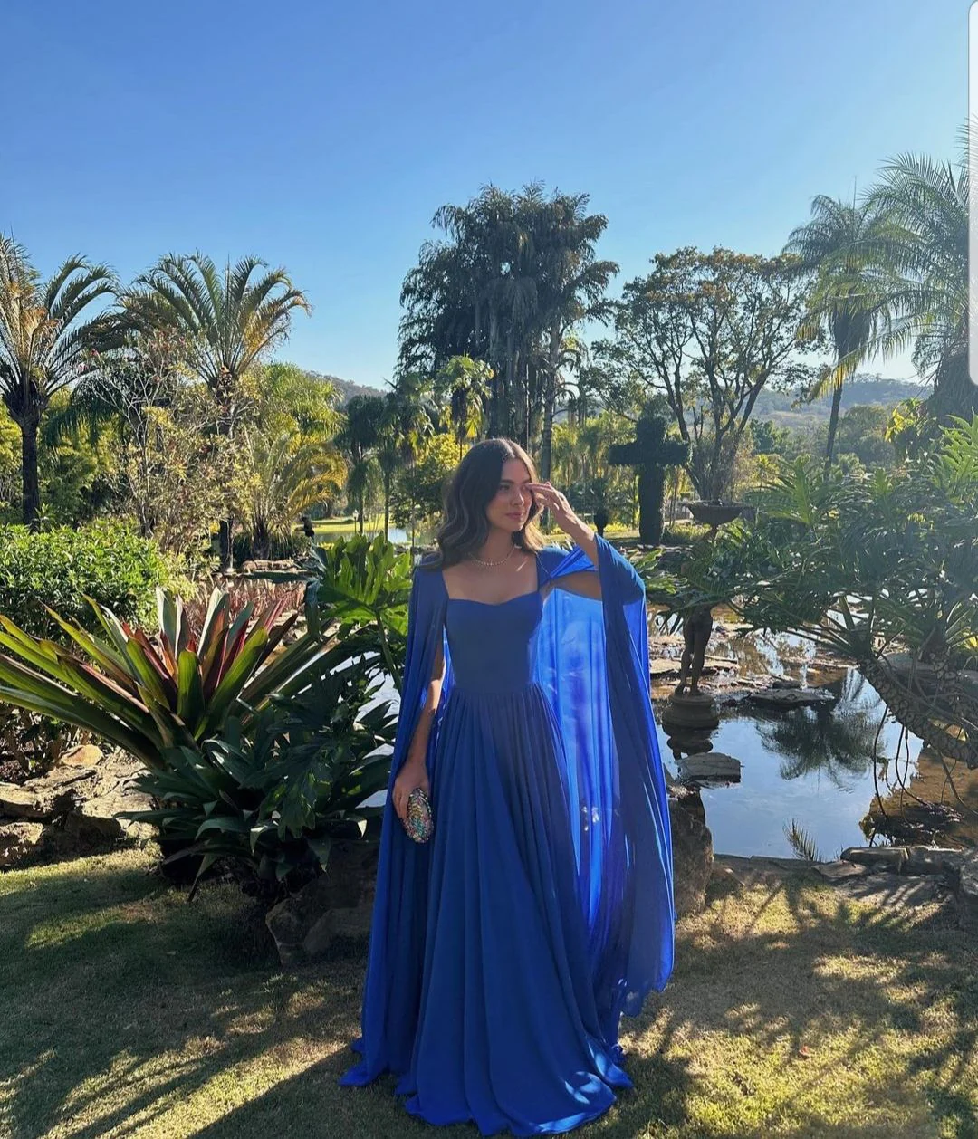 Stunning Royal Blue A-line Prom Dress,Princess Dress