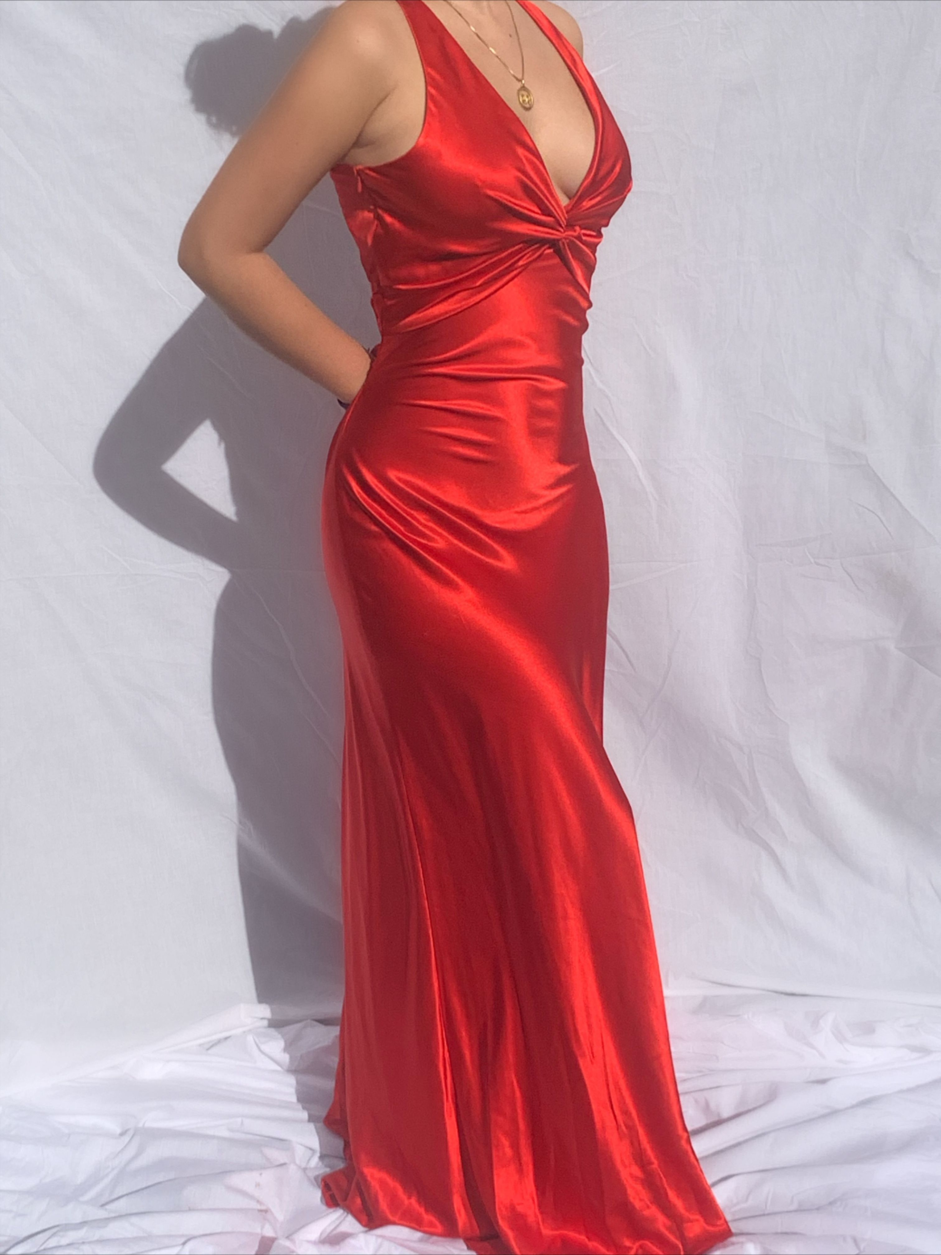 Red Long Formal Dress Evening Prom Dresses