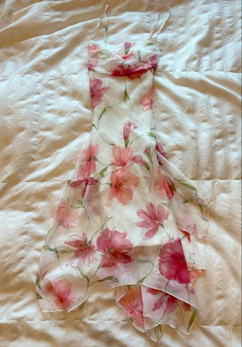 Chiffon Flora Long Prom Dresses Birthday Dress Evening Dress