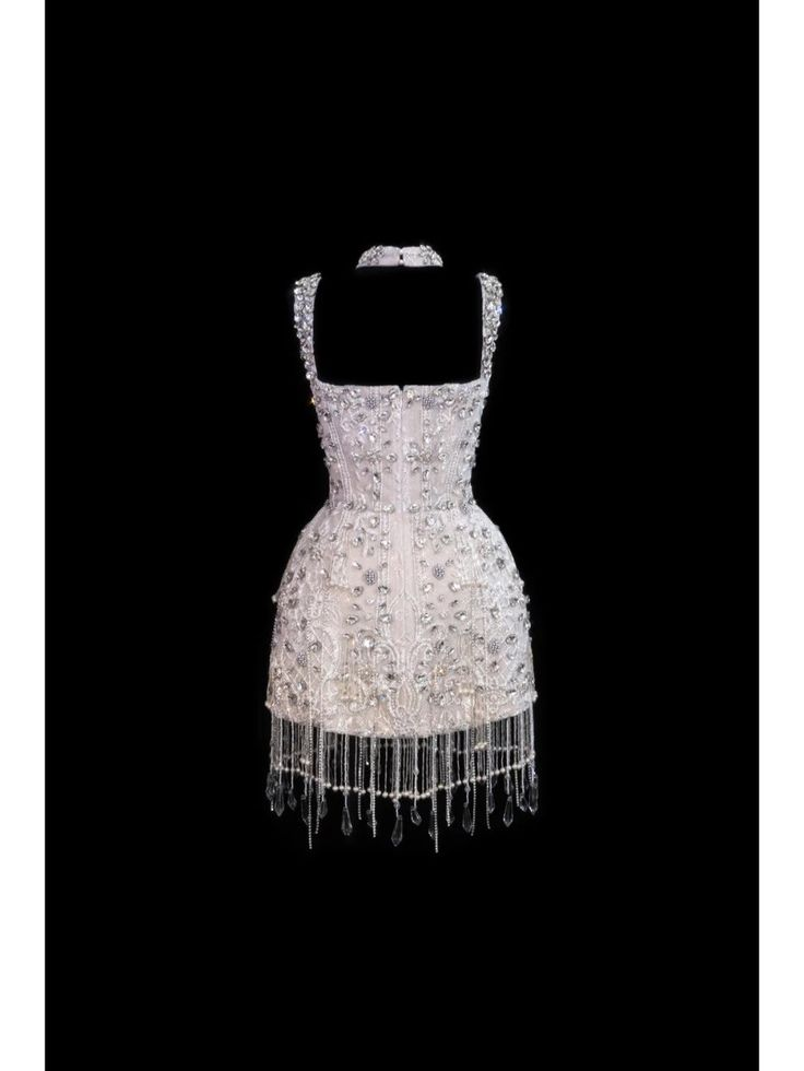 Luxurious Sheath Tulle Beaded Cocktail Dress Formal Short Homecoming Dress Birthday Outfits
