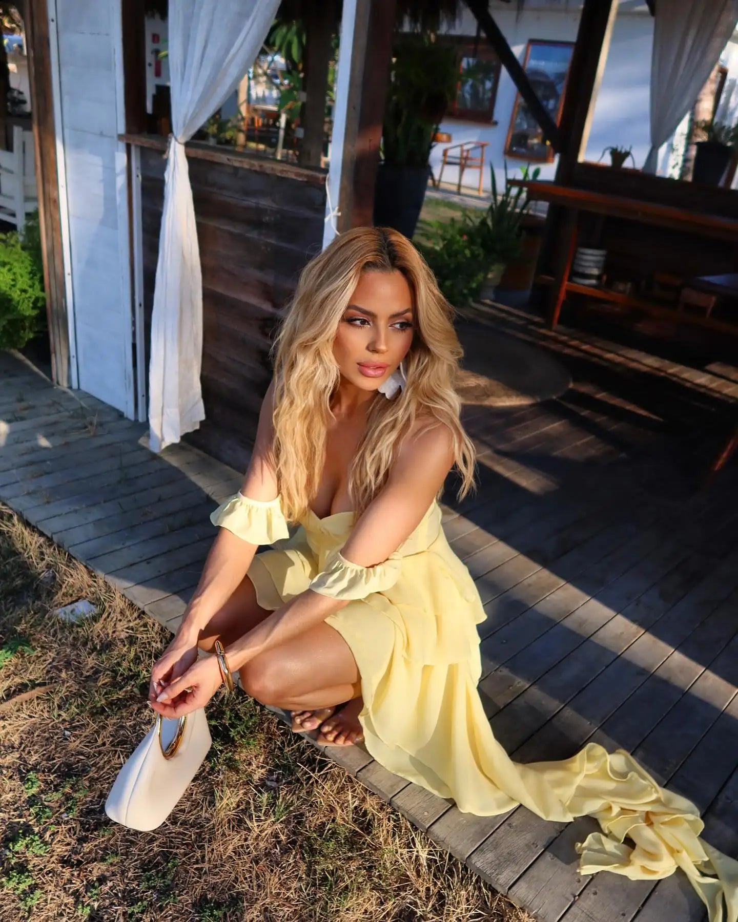 Ruffle Dress Women Summer Party Off Shoulder Dresses Elegant Mini Party Dress