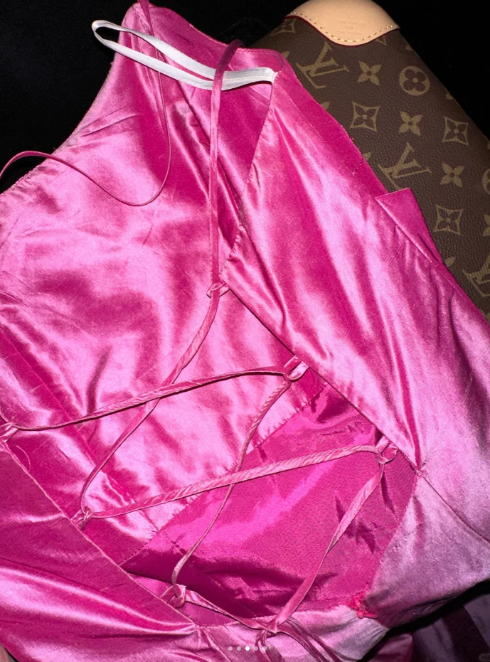 Stylish One Shoulder Hot Pink Satin Mermaid Evening Dress Birthday Outfits