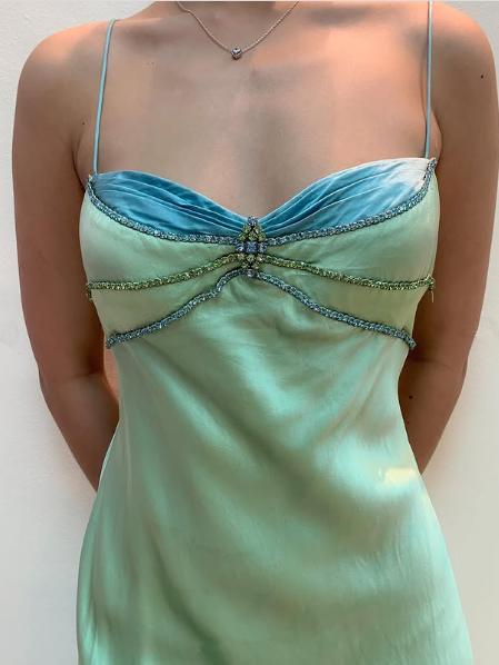 Fashion Green Straps Sheath Party Evening Gown Sweetheart Prom Dress With Beading