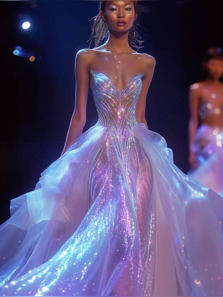 Dream Purple Chiffon Sequins Mermaid Prom Dress,Formal Evening Dress Party Dress
