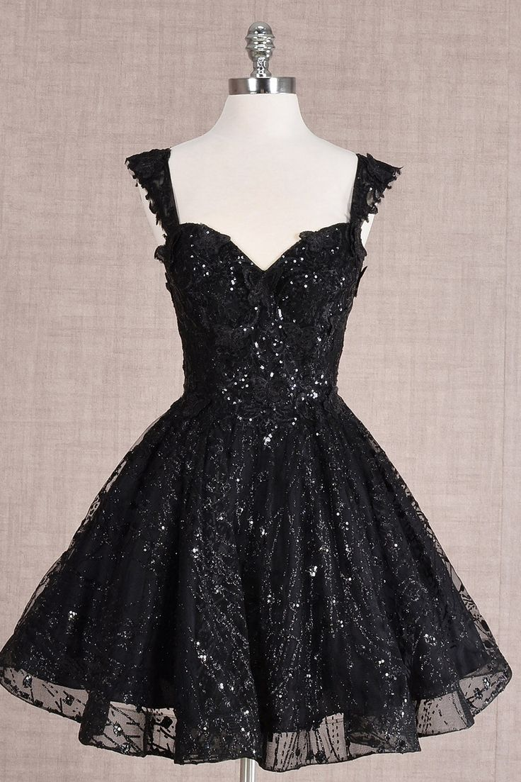 Pretty Gold Lace Butterfly Appliques Short Homecoming Dress Formal 20th Birthday Party Dress