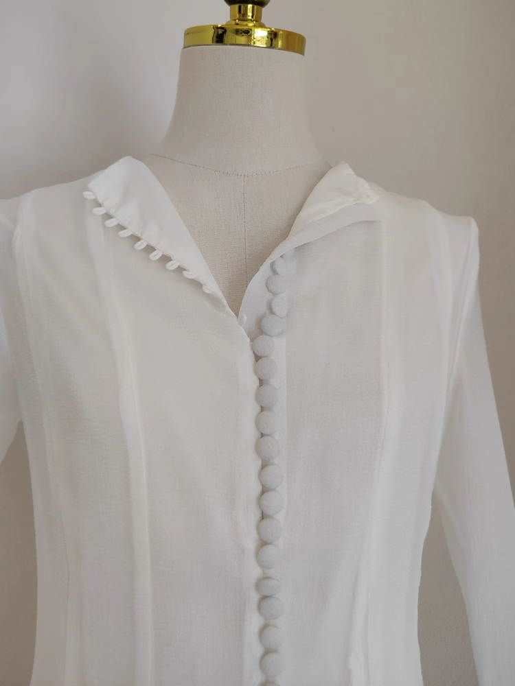 Cute Sheath Scoop Neckline White Long Sleeves Short Homecoming Dresses Birthday Outfits