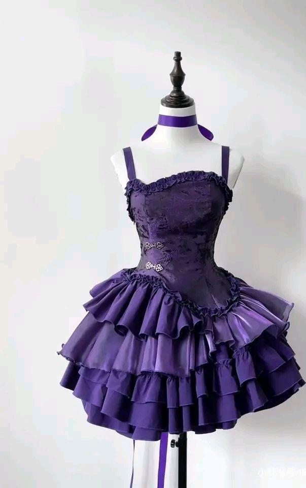 Beautiful Purple Spaghetti Straps Satin Layerer A Line Short 16th Birthday Outfits Formal Homecoming Dress