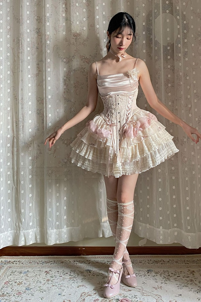 Sweet 16th Pink Ball Gown Spaghetti Straps Satin Short Homecoming Dress Birthday Outfits
