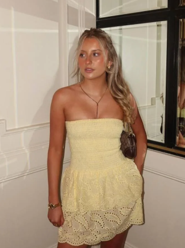 Unique A Line Strapless Satin Short Homecoming Dress 20th Birthday Outfits