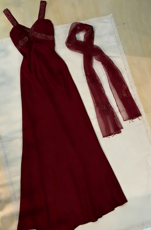 Pretty A Line Sweetheart Satin Sequin Long Prom Dresses Formal Dress
