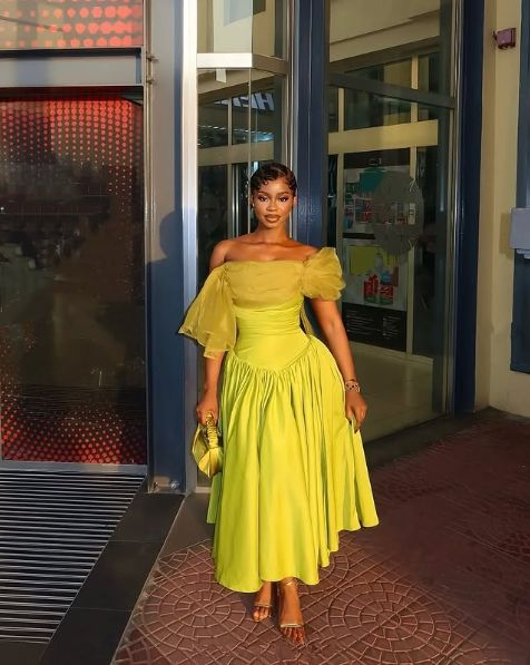 Chic Off Shoulder Satin Tulle Evening Prom Dress