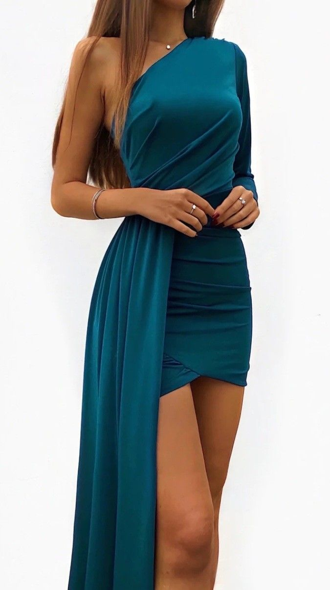 Sexy One Sleeve Party Dress,Cocktail Dress