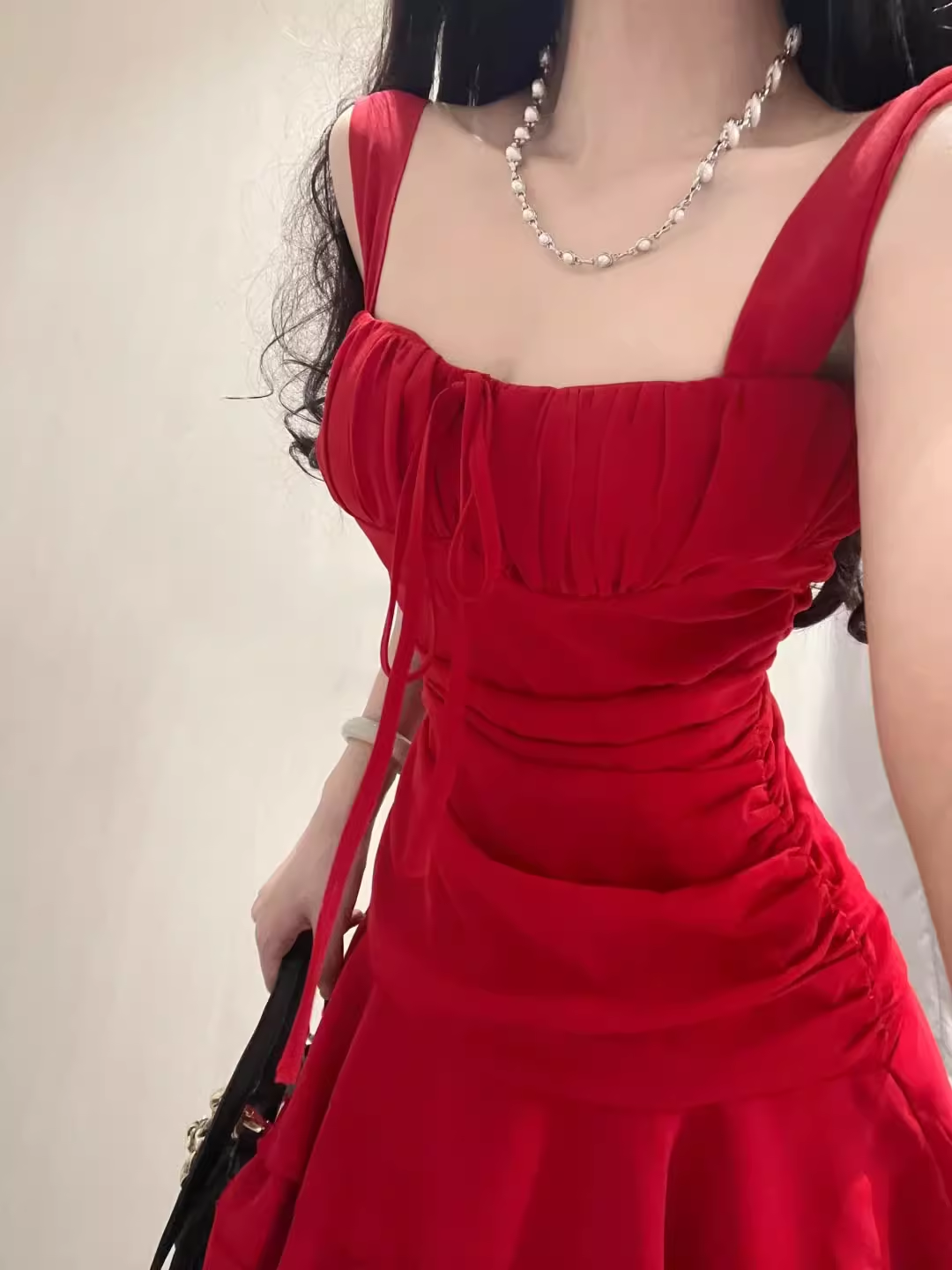 Cute A line Straps Short Red Cocktail Dresses Birthday Outfits